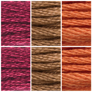 Autumnal Bliss Thread Colour Pack in DMC Stranded Cotton - 6 Skeins