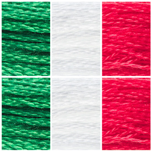 Traditional Christmas Thread Colour Pack in DMC Stranded Cotton - 6 Skeins