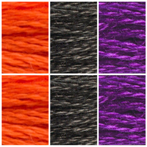 Halloween Thread Colour Pack in DMC Stranded Cotton - 6 Skeins