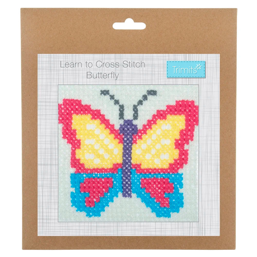 Trimit Butterfly Counted Cross Stitch Kit-Product Packaging