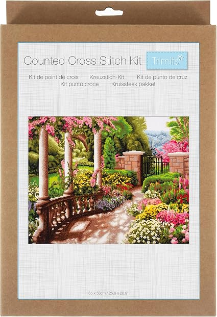 Trimits Extra Large Harbour View Counted Cross Stitch Kit-Product Packaging
