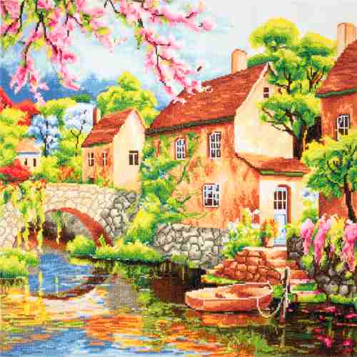 Trimits Extra Large Home Counted Cross Stitch Kit-Finished Product