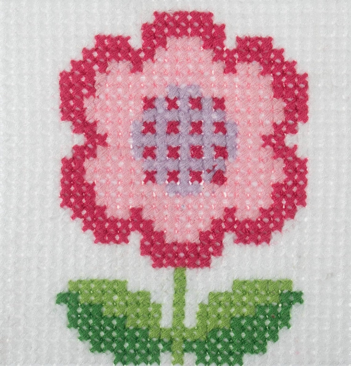 Trimits Flower Counted Cross Stitch Kit-Finished Product