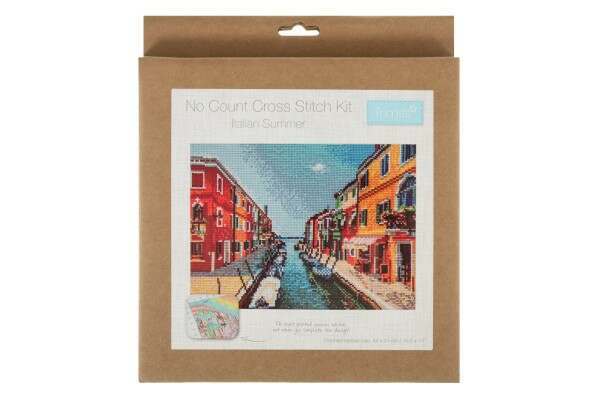 Trimits Large Italian Summer Counted Cross Stitch Kit-Product Packaging