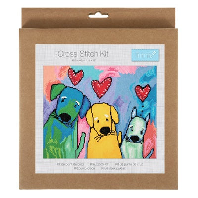 Trimits Large The Three Amigos Counted Cross Stitch Kit-Product Packaging
