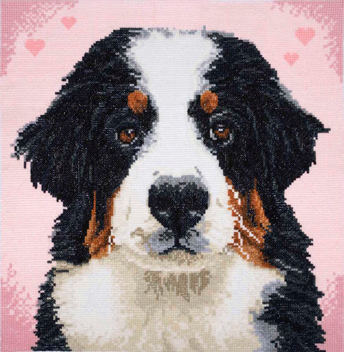 Trimits Large Woof Counted Cross Stitch Kit-Finished Product 