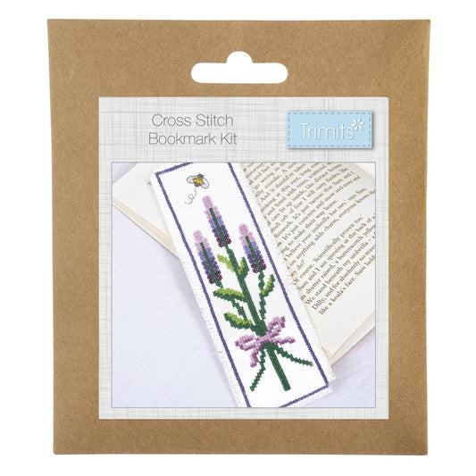 Trimits Lavender Counted Cross Stitch Kit-Product Packaging