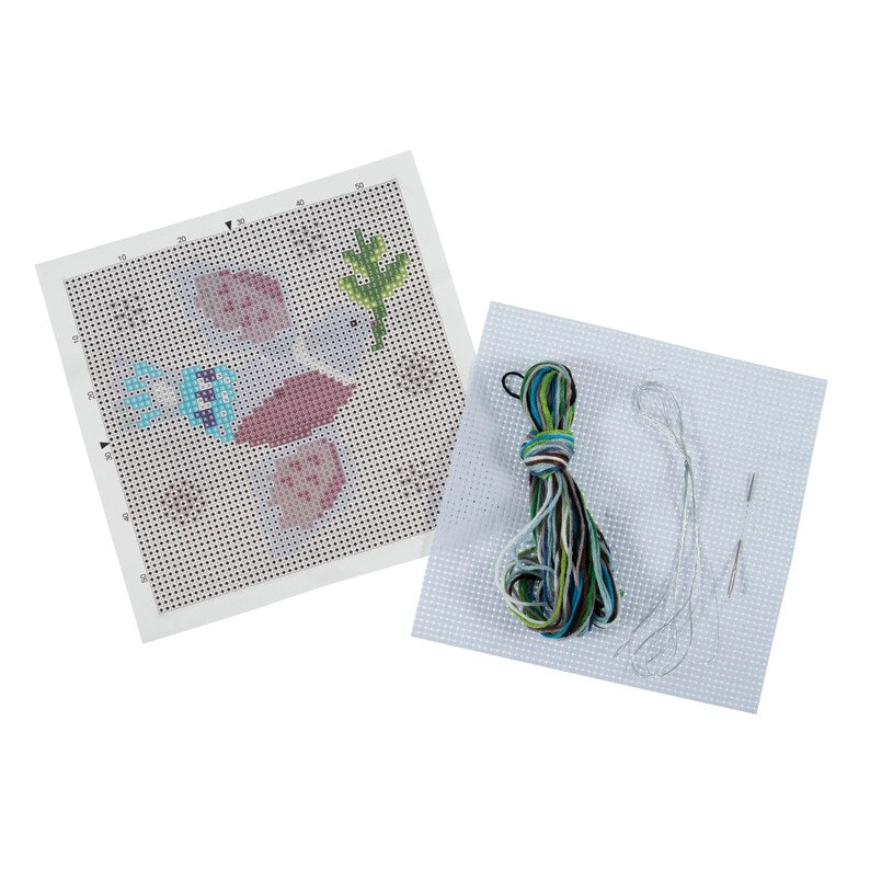 Trimits Mini Dove Cross Stitch Kit-Product Contents