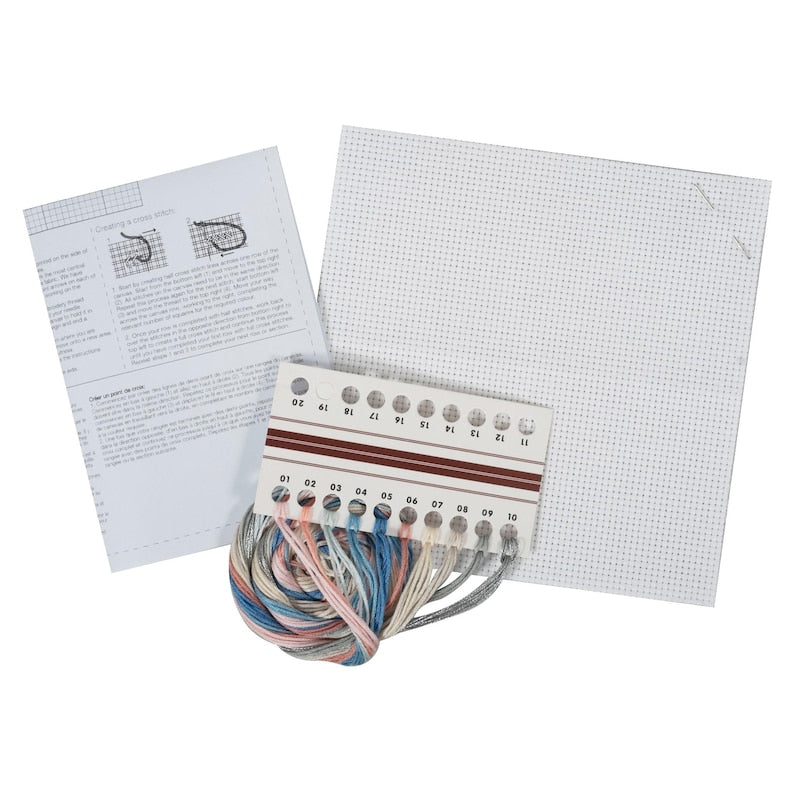 Trimits Mini Glitterball Cross Stitch Kit-Product Contents