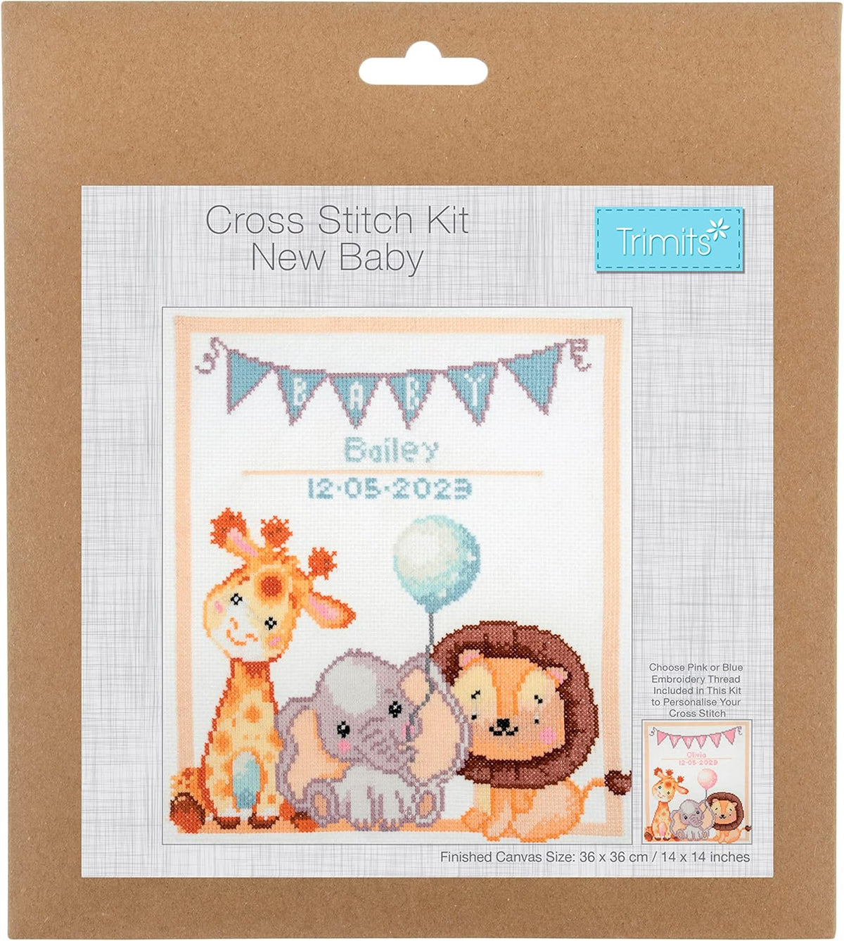 Trimits New Baby Cross Stitch Kit Large Pack - Cross Stitcher Shop