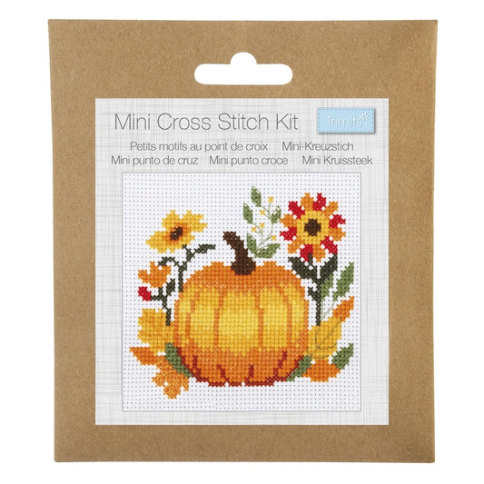 Trimits Mini Pumpkin Cross Stitch Kit